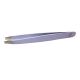 Sword Edge Deluxe Quality Stainless Steel Slant Tip Tweezer - Grabs every hair every time