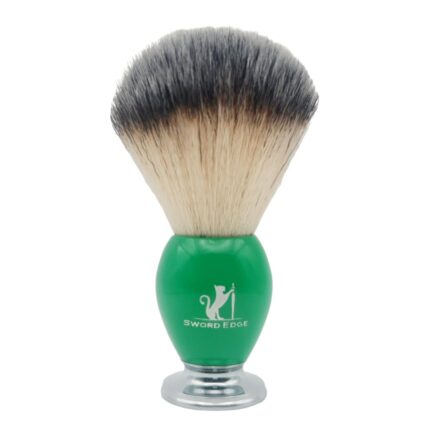 The New Standard in Shaving: Premium Sword Edge Shaving Brush "Grandeur"- Long lasting, Vegan, and Eco-Friendly.